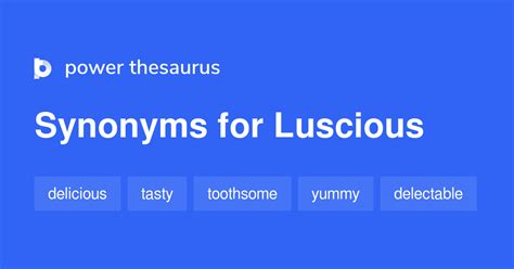 luscious syn|LUSCIOUS .